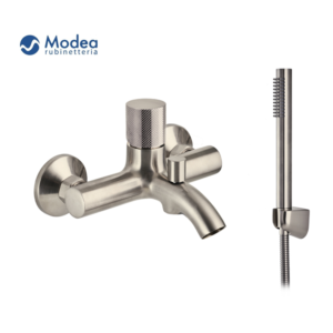 Μπαταρία μπάνιου MODEA ETNA MINIMAL DECO Brushed nickel λουτρού