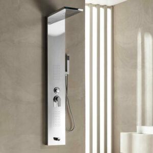 Στήλη ντουζ με υδρομασάζ ROMA SHOWER PANEL Polished