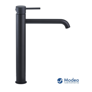 Μπαταρία μπάνιου MODEA ETNA MINIMAL black matt νιπτήρα ψηλή