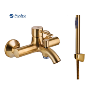 Μπαταρία μπάνιου MODEA ETNA MINIMAL Brushed Gold λουτρού