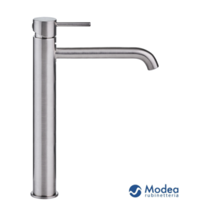 Μπαταρία μπάνιου MODEA ETNA MINIMAL Brushed nickel νιπτήρα ψηλή