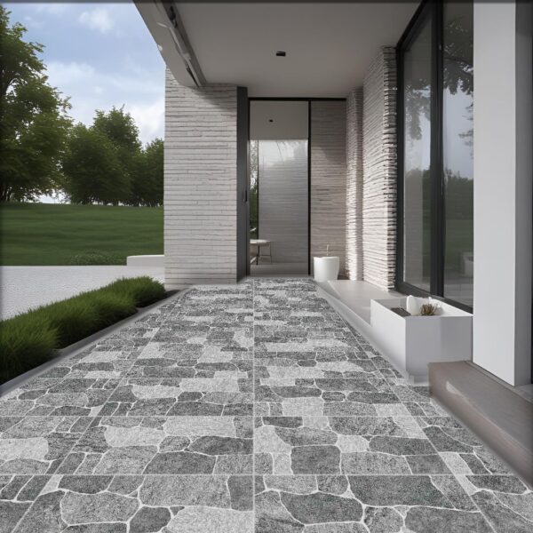 Πλακάκι απομίμηση πέτρας FENIX GREY 30x60