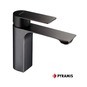 Μπαταρία μπάνιου RYRAMIS BRILLANTE black matt νιπτήρα