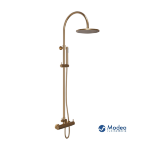 Στήλη ντούζ με μπαταρία MODEA ETNA brushed gold
