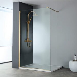 ΣΤΑΘΕΡΟ PANEL WALK IN BRUSHED GOLD