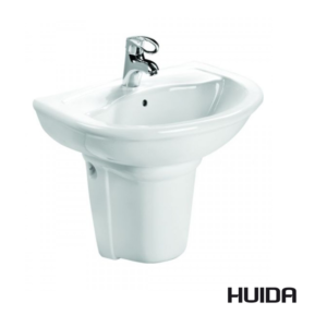 Νιπτήρας με κολώνα HUIDA ELEGAN 58x47