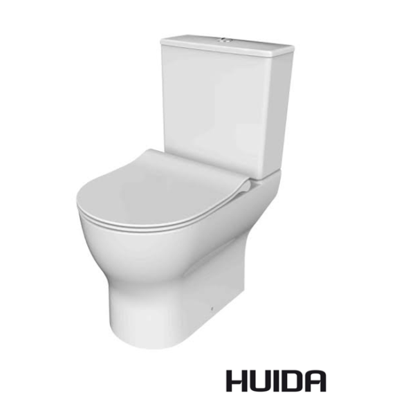 HUIDA FORTE Λεκάνη δαπέδου με σύστημα Rimless