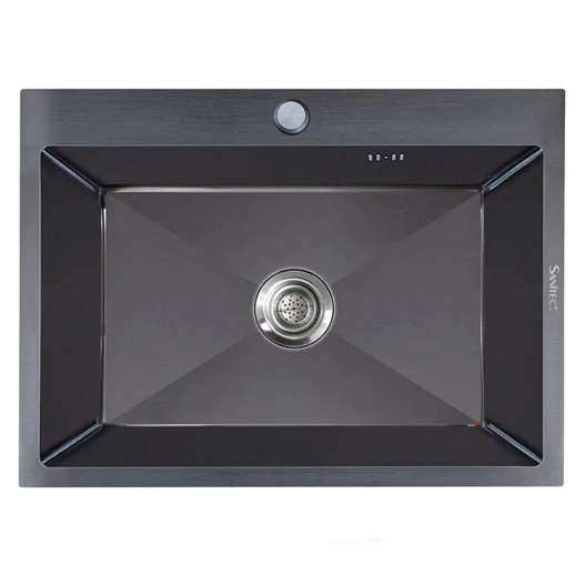 Νεροχύτης inox VISION SANITEC Black Νεροχύτης inox VISION SANITEC Black